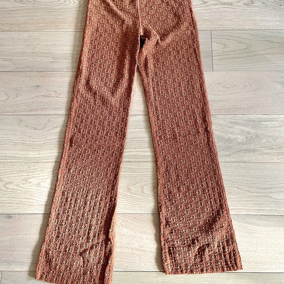 Pants - Free People textured knit pants size m/m NWOT
